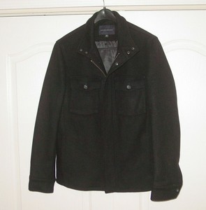 banana republic navy coat