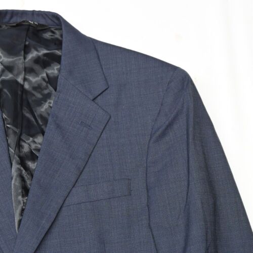 Jos A Bank 38R 32x32 Blue 100% Wool Mens Sport Coat Jacket Pants Suit - Picture 2 of 24