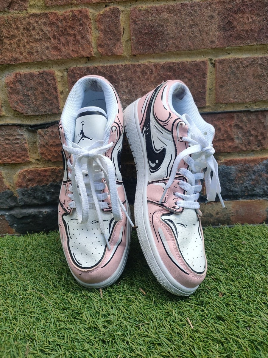 pink jordan 1 custom