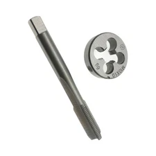 M10 x 1mm Tap & M10 x 1.0mm Die Metric Thread Right Hand 10*1.0 HSS New