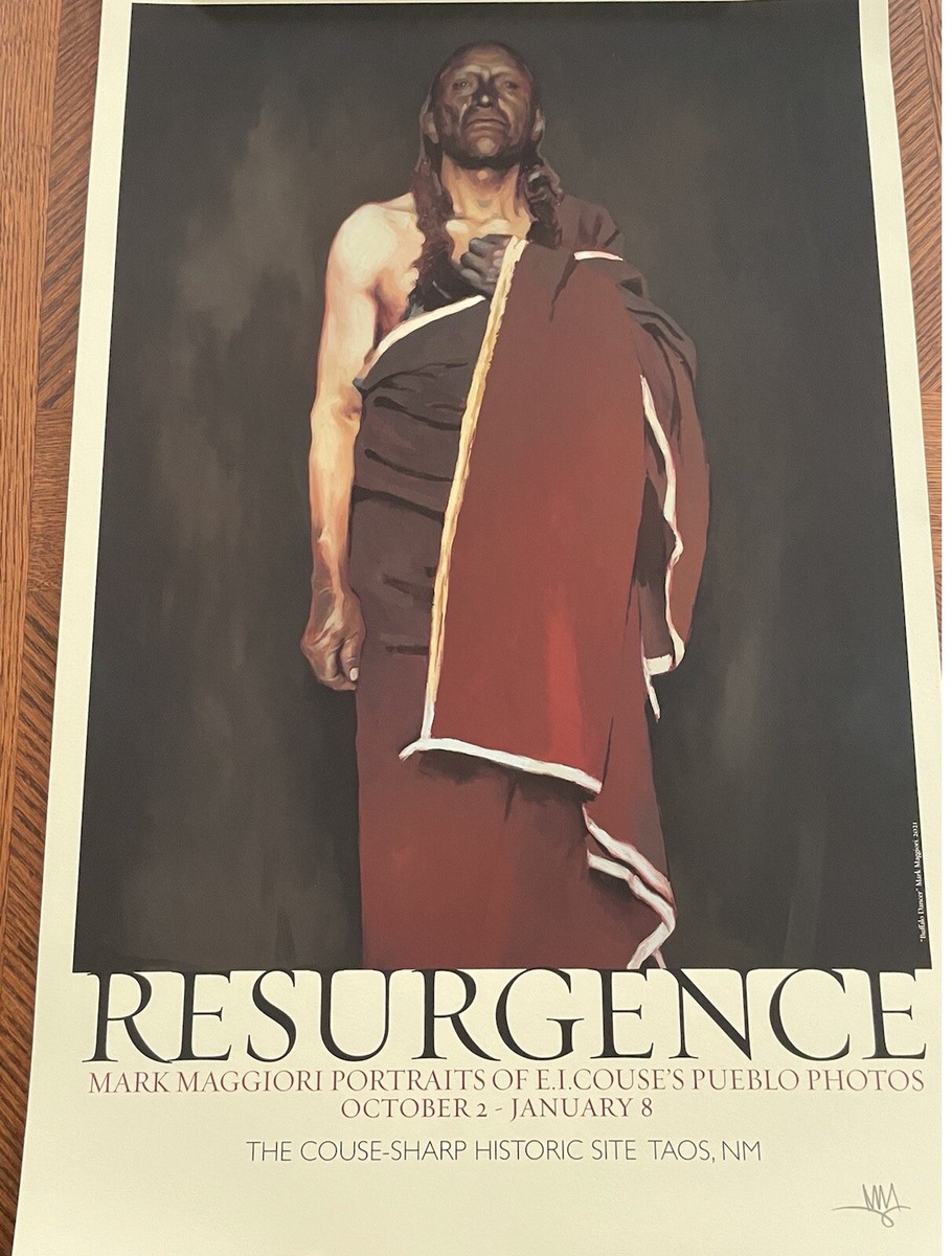 マーシー絵画の様な写真、アメリカ、オリジナルフォト、サイン Mark Maggiori SIGNED Buffalo Dancer Art Print RESURGENCE