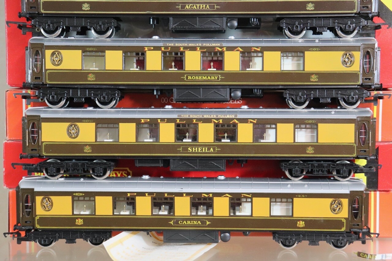 HORNBY R223 R233 RAKE of 5 BR PULLMAN AGATHA SHEILA 78 CARINA ROSEMARY ...