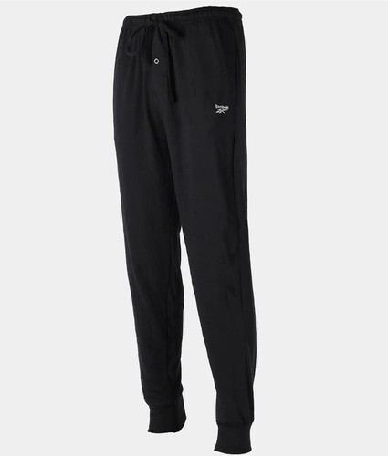 NEU Reebok Herren Core Knit Loungewear Jogginghose Hose schwarz Größe XL neu mit Etikett Baumwolle Poly