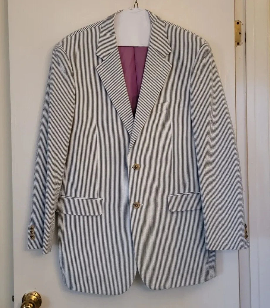 Alan flusser seersucker suit sale