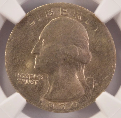 1970-D 25c Washington Quarter Struck on Philippine 25S Blank NGC MS65
