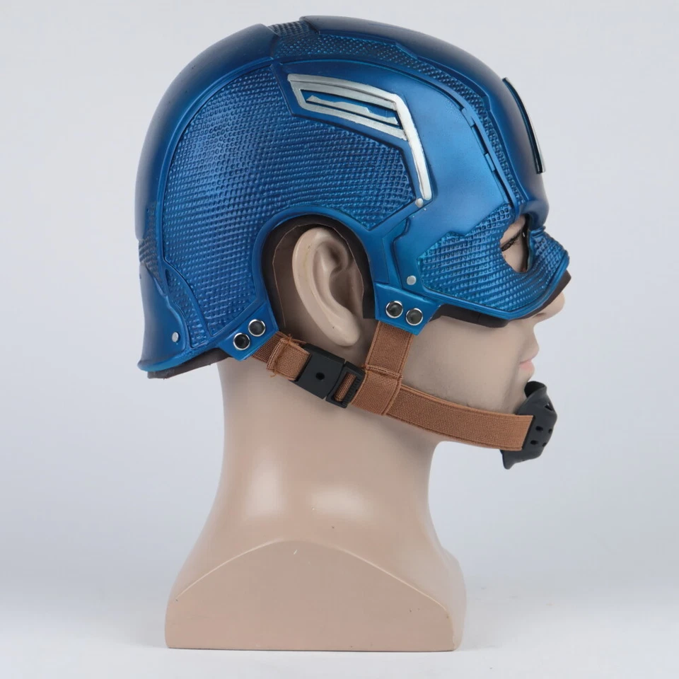Cosplay Captain America Helmet Revengers Endgame Steve Helmet Superhero Mask - Image 4 of 4