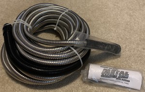 New Bernini No Kink Metal Garden Hose Aluminum Nozzle Sprayer Black 50 Feet Ebay
