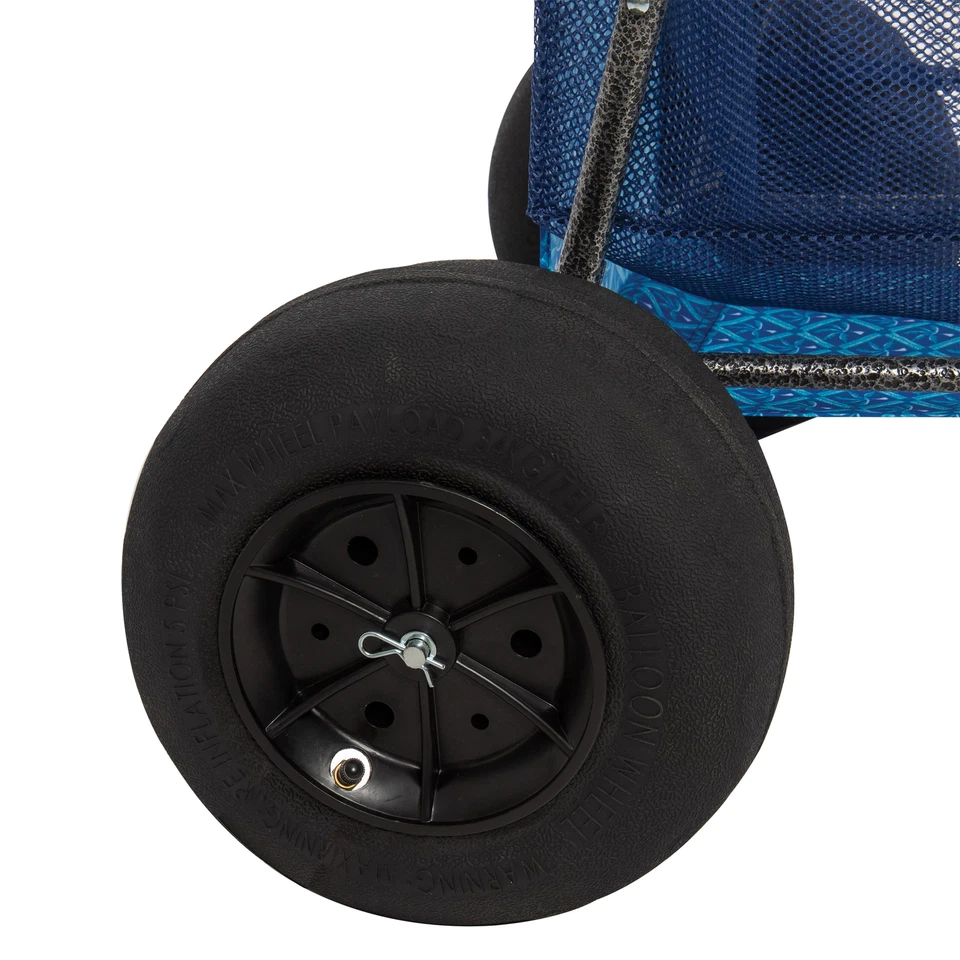 Carro de neumáticos de globo de playa Tommy Bahama almacenamiento de malla de gran tamaño Foto 3 de 4