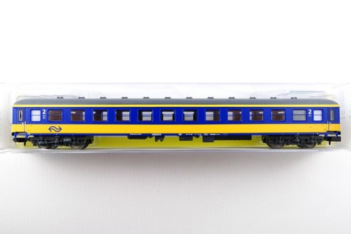 Minitrix 15909 Schnellzugwagen 2.Kl. ICK-B der NS, blau/gelb, OVP, (RB273) | Zustand: Gebraucht