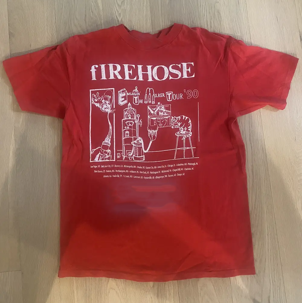 Firehose Tour Band Collection Gift For Fan S to 5XL Red T shirt-image