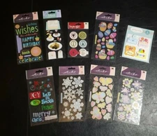 Scrapbooking Stickers - YOU CHOOSE - Holidays/Winter/Birthdays - Sticko Jolee's