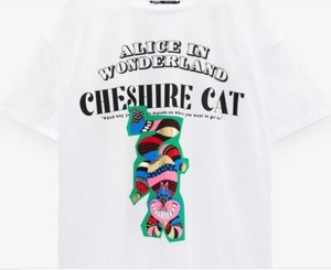 ZARA ALICE NEL Paese delle Meraviglie Disney ￼ T-Shirt Taglia L EUR 32,65 -  PicClick IT