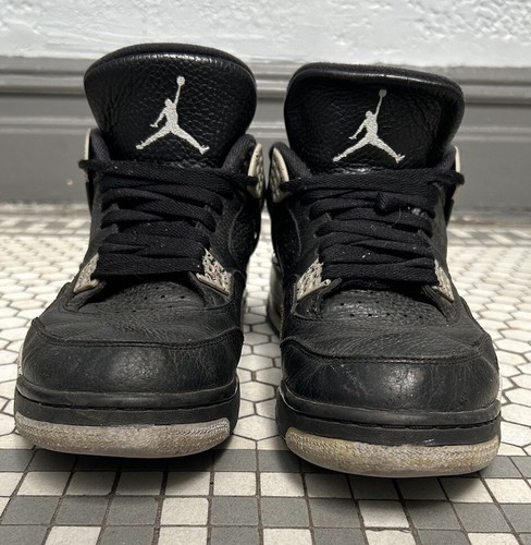 Size 12 - Air Jordan 4 Retro LS Oreo White/Black 2015 - Picture 2 of 7