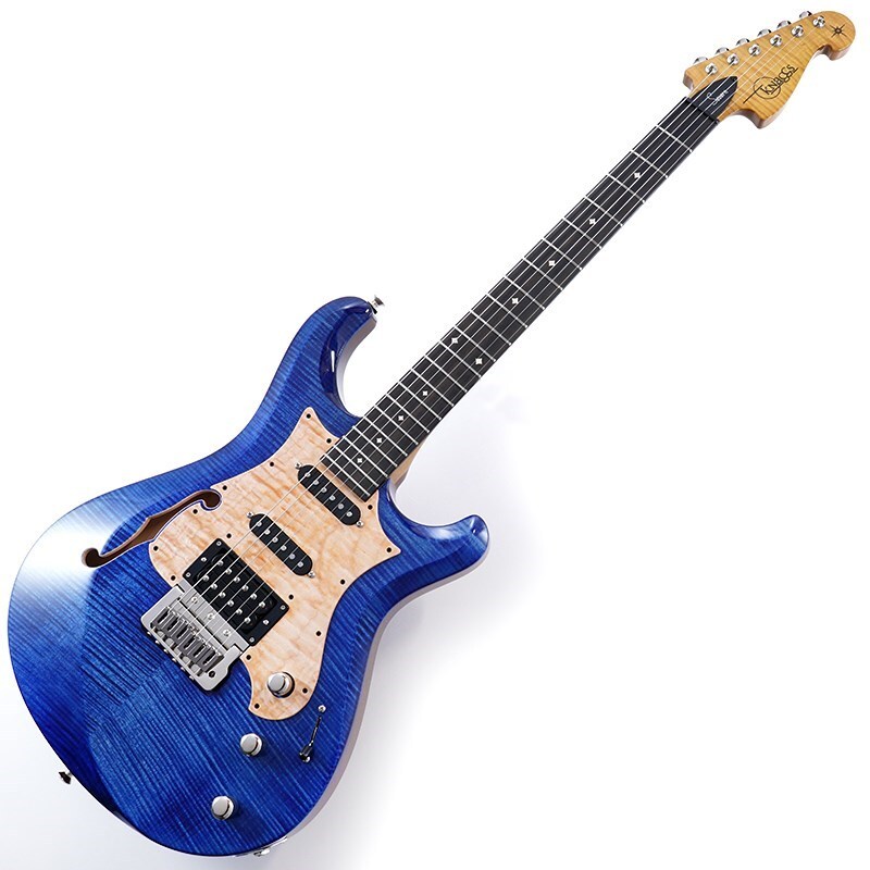【最終値下げ】Knaggs Guitars Severn HSS Knaggs Guitars Chesapeake Severn Trem HSS Semi-Hollow Ocean