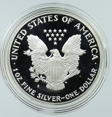 1986 UNITED STATES USA American Eagle & Liberty PROOF SILVER