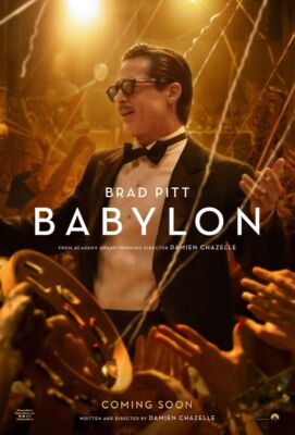 Babylon -  original DS movie poster 27x40 - Advance - Brad Pitt, Damien Chazelle