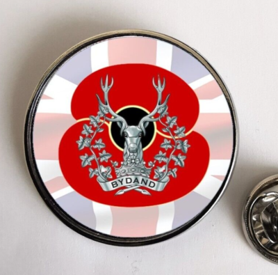 The Gordon Highlanders Poppi lapel pin badge 25mm