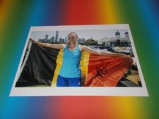 Elise Mertens  Tennis sexy signiert signed Autogramm auf 20x28 Foto in person