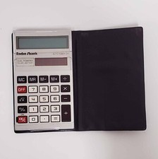 Vintage Radio Shack EC-444 Dual Powered Calculator Case SHIPS FAST