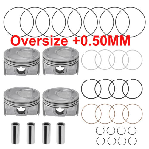 GDI G4KJ 2.4L Engine Rebuild Overhaul Piston Kit Fits 2013-2015 HYUNDAI SANTA FE - Picture 42 of 44