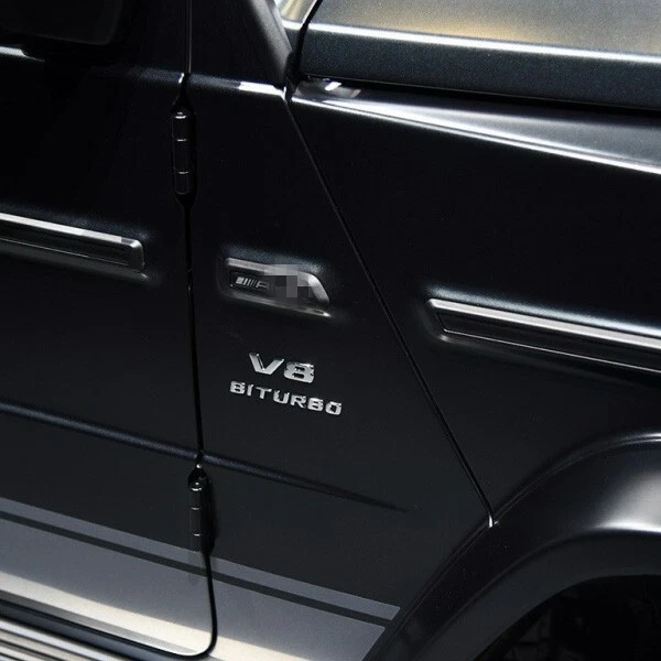 Para Mercedes Benz Clase G W463 G500 G63 AMG Estilo Insertos Moldura Borde Negro Foto 2 de 4