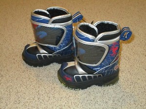 spiderman snow boots