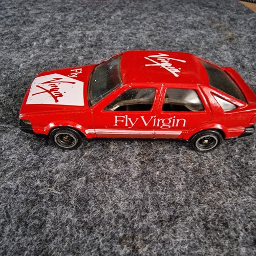 Corgi Toys SAAB 9000 Car "Fly Virgin 1985" Vintage Model Diecast Collectable - Picture 13 of 15