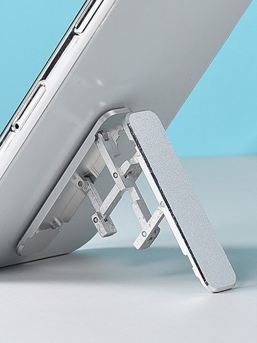 1 x Mini Aluminum Portable Folding Desk Mount Holder Bracket Mobile Phone Stand - Picture 10 of 15
