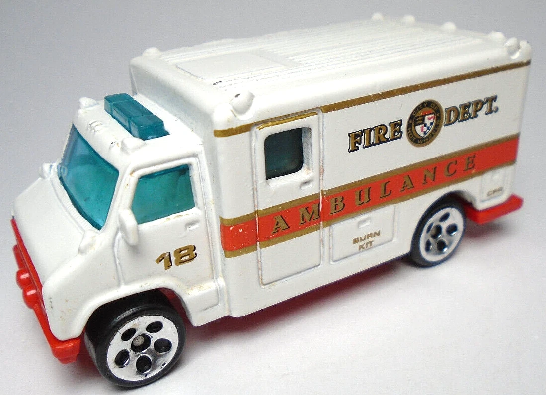 ミニカー Hot Wheels THE HEAVYWEIGHTS ambulance Hot Wheels Mattel Wheels – Ambulance – Universo Hot Wheels