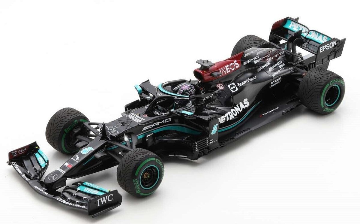 1:18 Mercedes W12 Hamilton 100th Victory Russia 2021 1/18