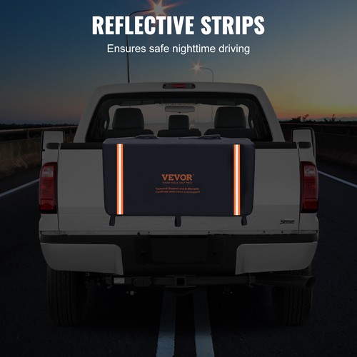 VEVOR 33-in Tailgate Pad 2-Bike Pickup Truck Bed Bicycle Carrier Protector Cover - Picture 5 of 12