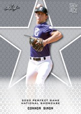 10-Count Lot Connor Simon 2020 Leaf Perfect Game NIKE All-American Rookies