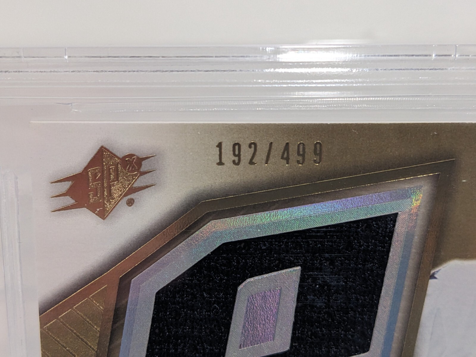 200506 SPX 191 SIDNEY CROSBY Auto Rookie Jersey 192/499 Beckett Mint