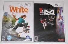 Nintendo Wii Game Lot - Shaun White Skateboarding (New) Dave Mirra BMX Challenge