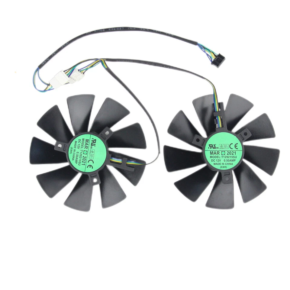 5Pin Cooling Fan For ASUS R9 280X-DC2T-3GD5-V2 Graphics Card T129025SU - Image 3 of 4