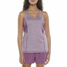 NEW Xersion S Women's Purple Racerback Colorblock Active Tank Top