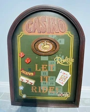 CASINO 3D WOOD WALL ART BY ARISTER GIFTS - FOR GAME ROOM, MAN CAVE, ETC - 