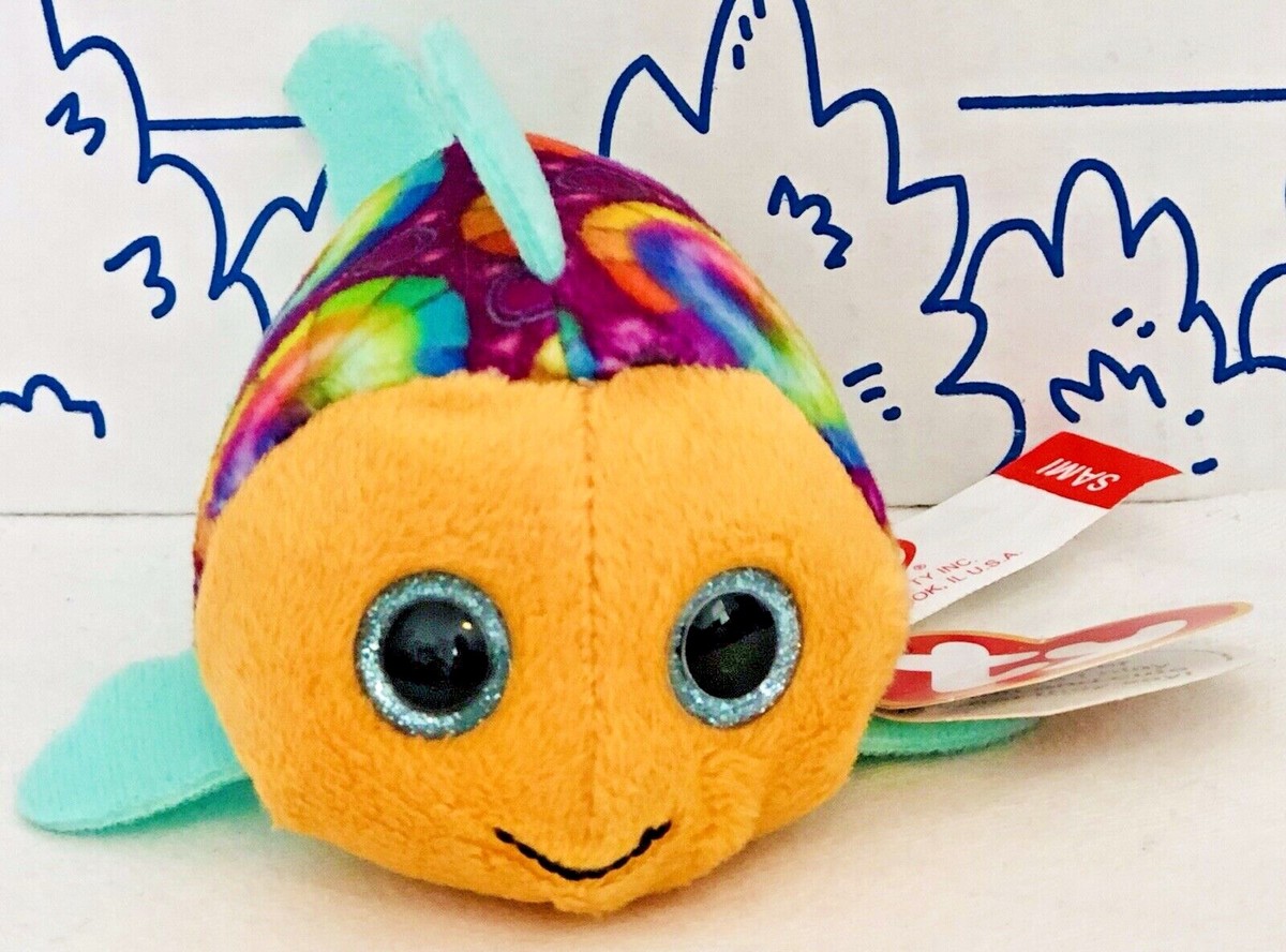78　マクドナルド　米国　ty　ゴールディー　金魚 魚　ミールトイ New McDONALDS TY TEENY TYs BEANIE BOOS Sami Goldfish Plush Doll
