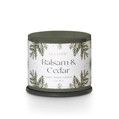 Illume - Balsam & Cedar Demi Vanity Tin Candle - 45364072000