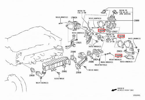 Genuine Toyota Hilux KUN26 1KD 3.0 Diesel EGR Connector Pipe Gasket x2 - Picture 11 of 20