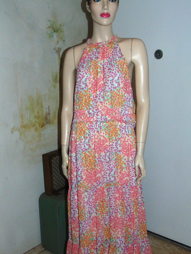 1. State Boho Flower Power Multicolor Floral Maxi Womens Dress Cottagecore XL - Picture 2 of 10