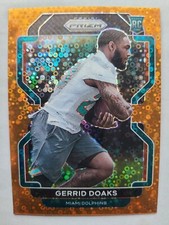 2021 Panini Prizm - Rookie Gerrid Doaks #426 Orange Disco Prizm (RC)