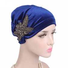 Muslim Women Velvet Chemo Hijab Hat Islamic Cap Underscarf Arab Headwear Turban