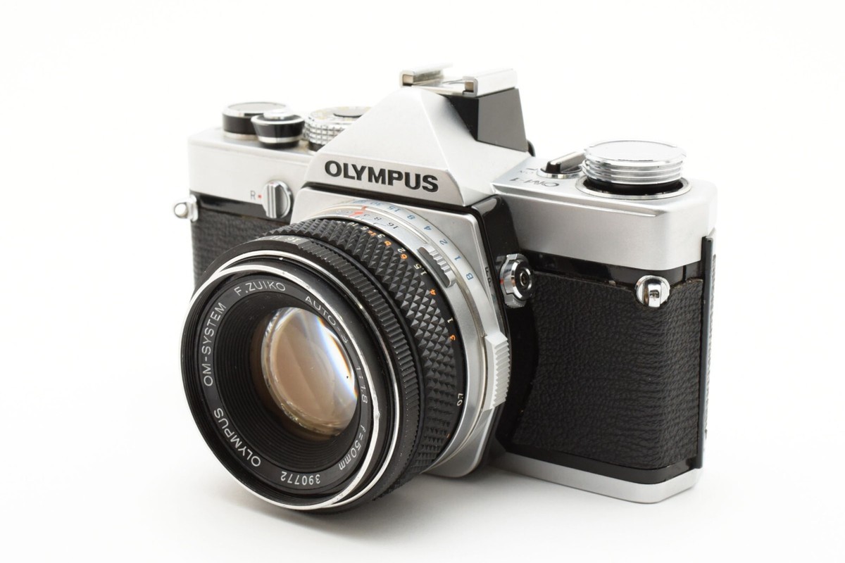[美品] 完動品◎オリンパス OM-1 50mm F1.8 760 OLYMPUS OM-1 SLR Film Camera w/ GFZUIKO AUTO-S 50mm F1.8