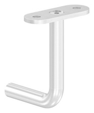 Handlaufhalter V2A Ø 12 mm Platte 60x75 mm gerade Edelstahl Geländer Handlauf