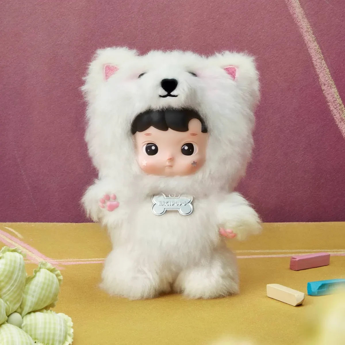 POP MART HACIPUPU Take Me Home Series Vinly Plush Pendant Blind