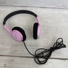 Vintage Pink Sony Headphones MDR-220KD Walkman Style Tested VGC Free Ship!