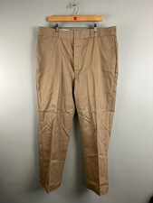Dickies Chino Pants Khakis Beige Tan USA Made 44 x 31 Work Pants 90s Cotton Blnd