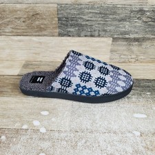 Toms Harbor Mens Slippers Sz 7 Frost Gray Snowdon Two Tone Felt Slip On Casual