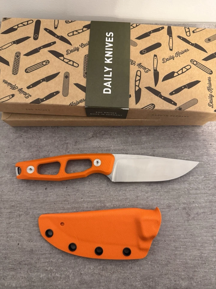 Böker Daily Knives AK4 Messer, CPM-3V Satin, Jagd Outdoor EDC Lightweight G10 - Bild 3 von 4